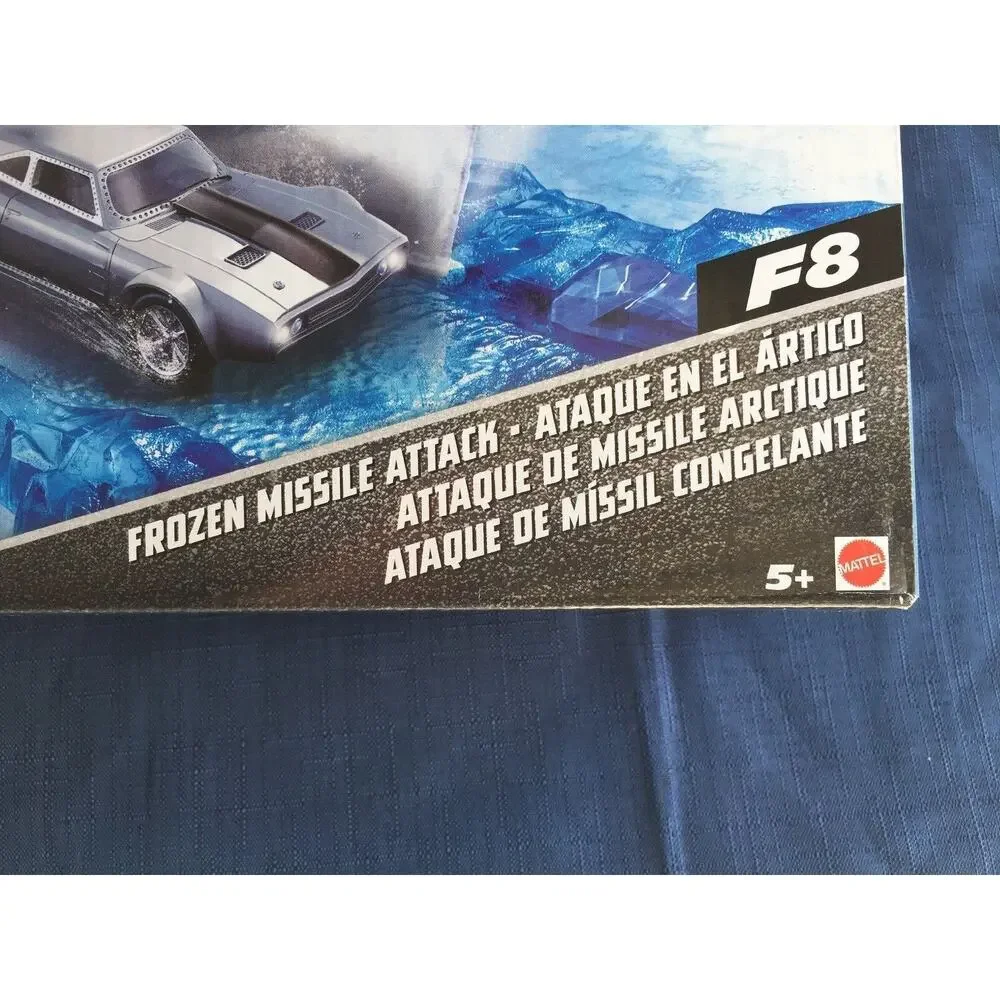 Mattel Fast and Furious Frozen Missile Attack Play set with Ice Charger CAR